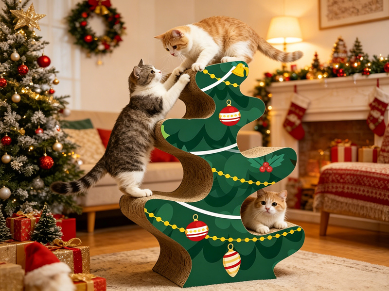 Corrugated Cardboard Scratching Posts Become a Must-Have for Cat Owners