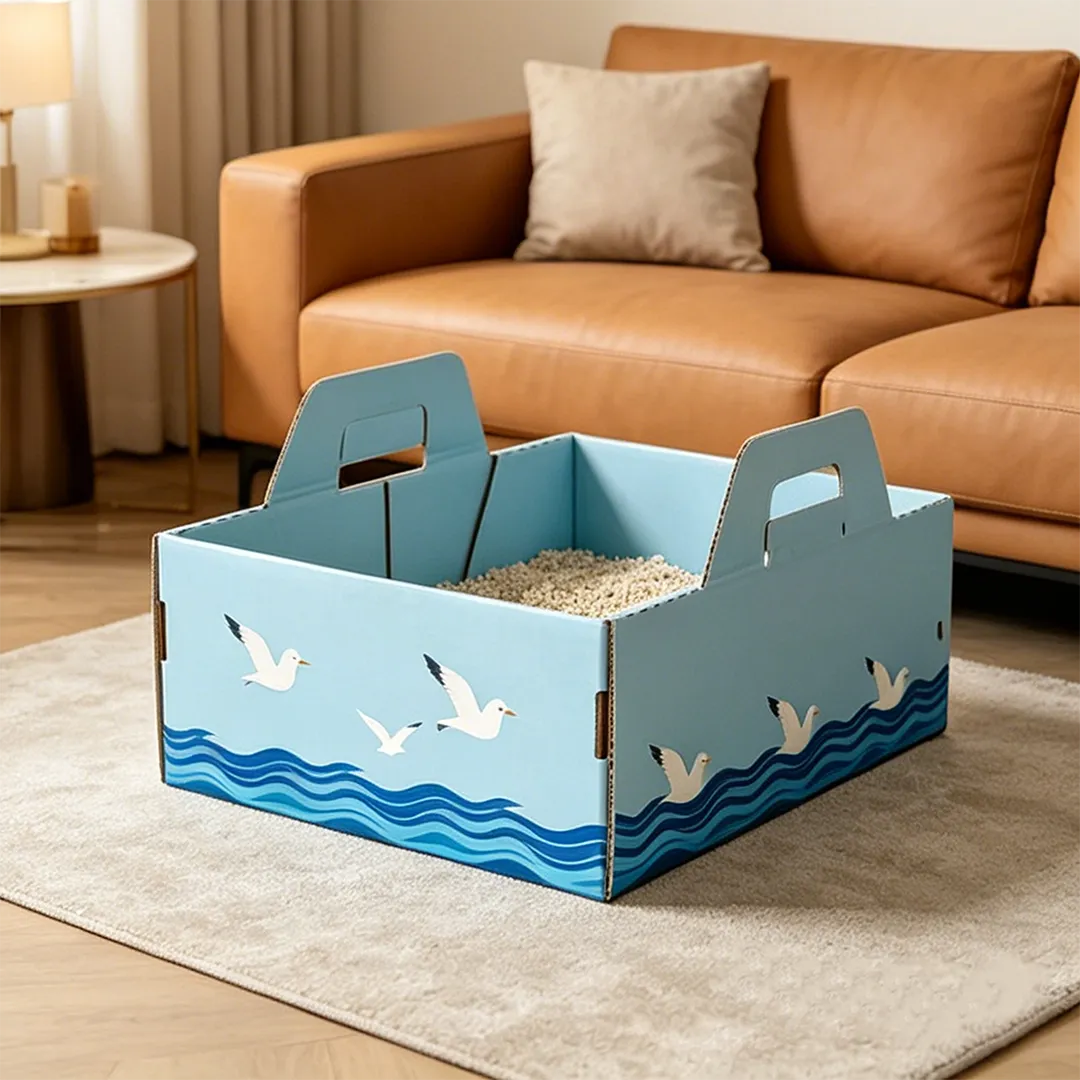 Explosive handle grinding claw cat litter box SP-0002