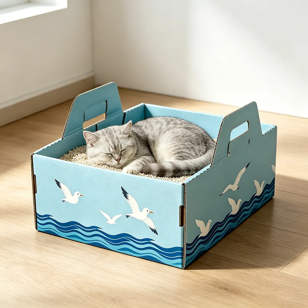 Explosive handle grinding claw cat litter box SP-0002