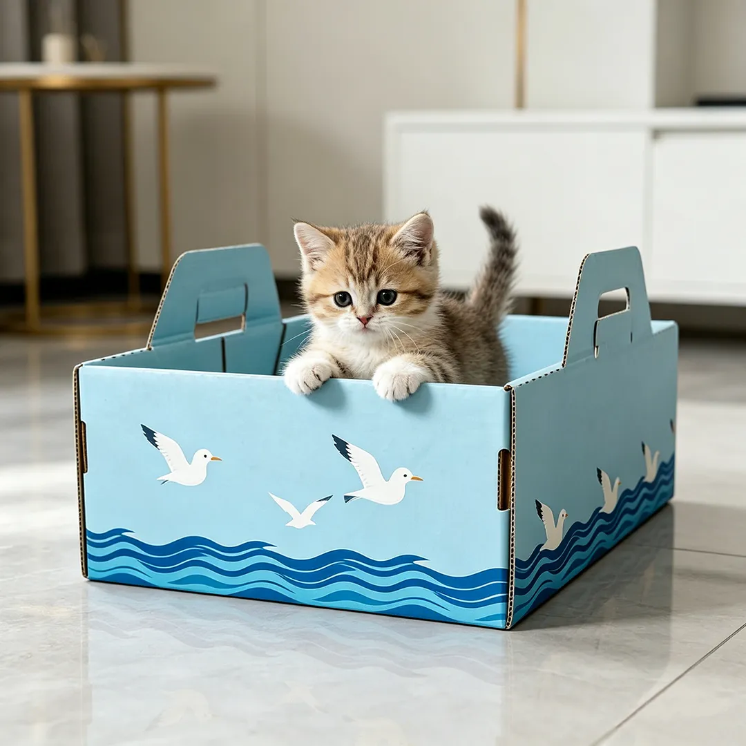 Explosive handle grinding claw cat litter box SP-0002