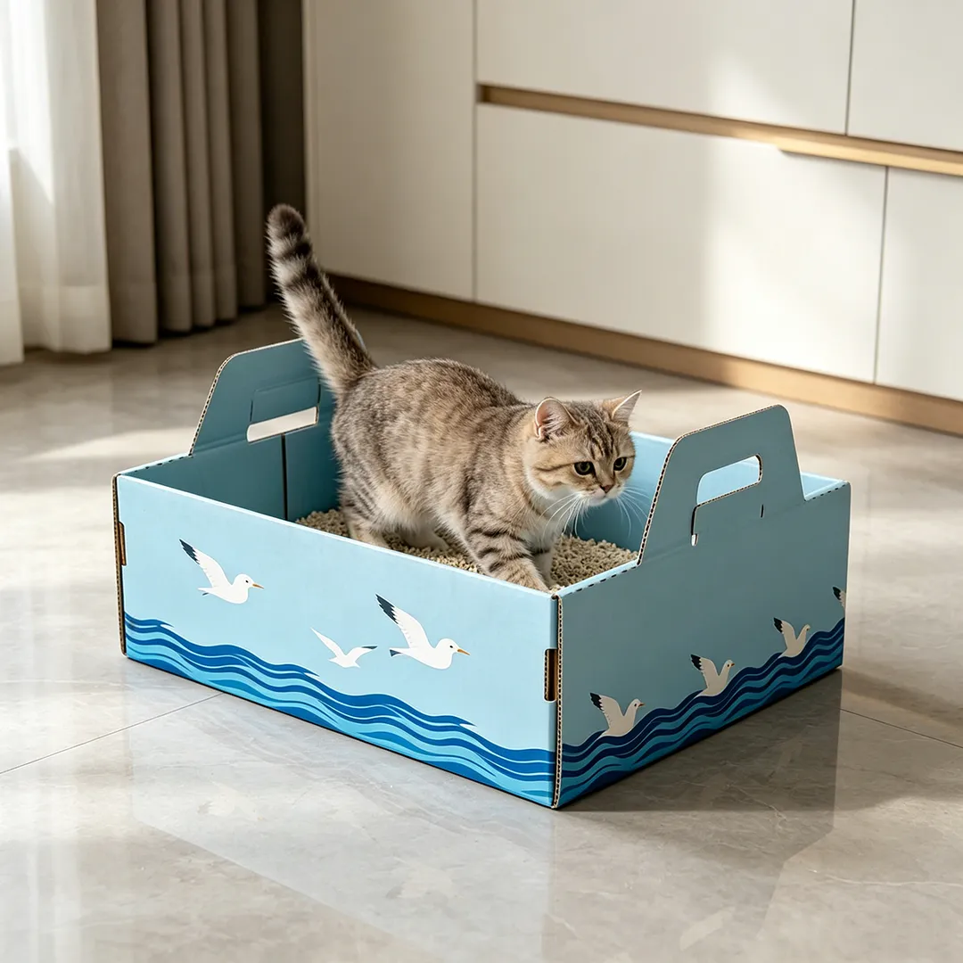 Explosive handle grinding claw cat litter box SP-0002