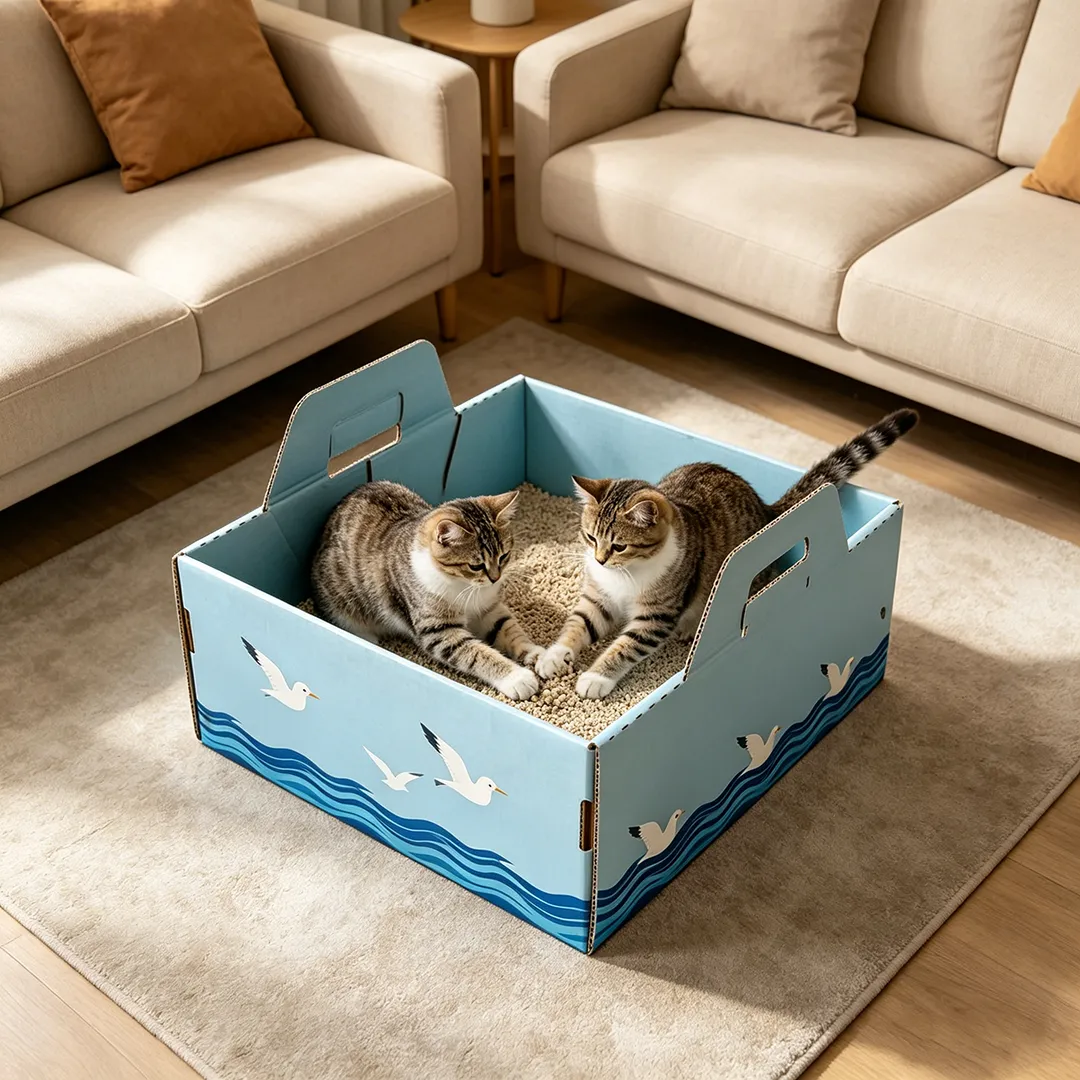 Explosive handle grinding claw cat litter box SP-0002
