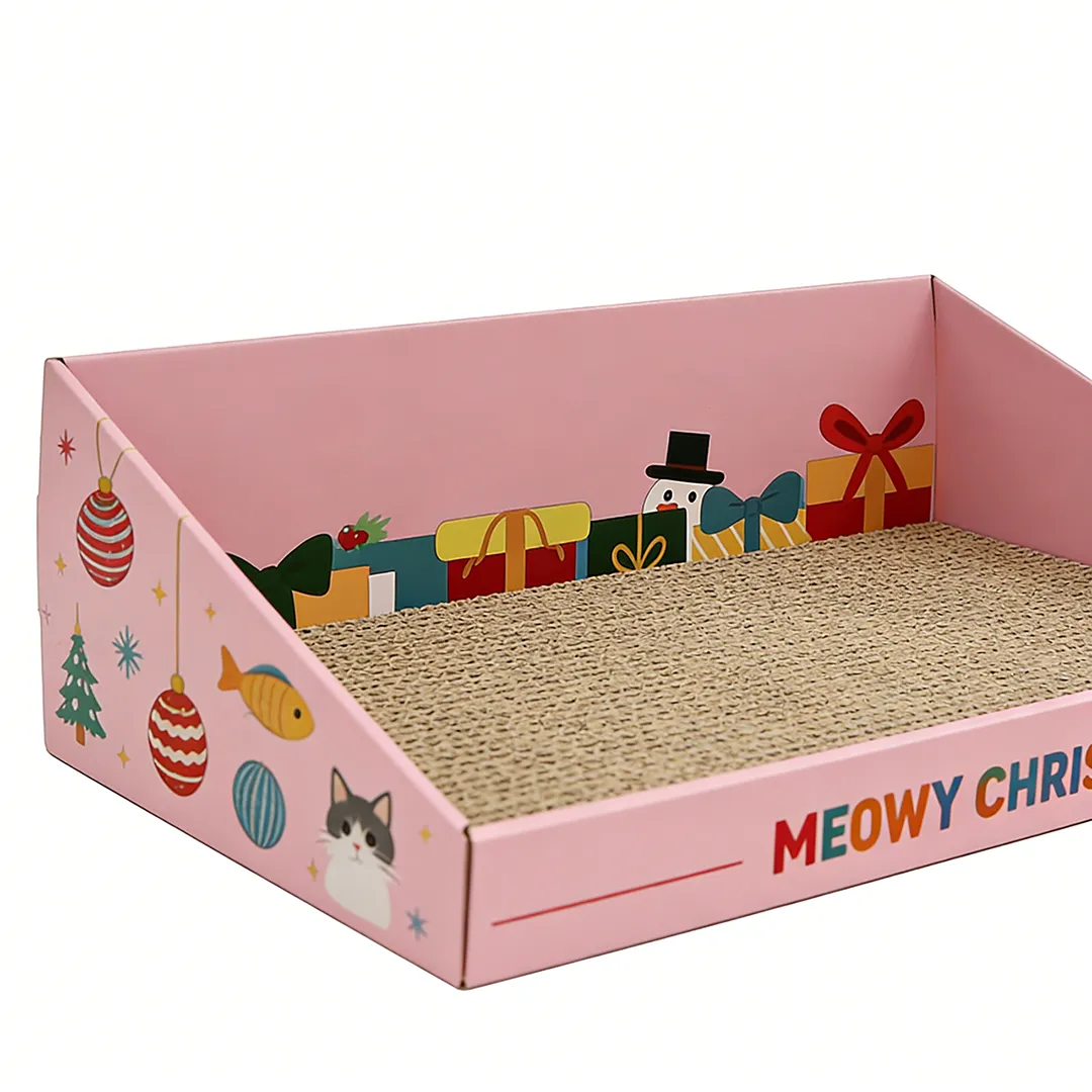 Hot Sale Custom Pink Christmas Cat Litter SP-0007