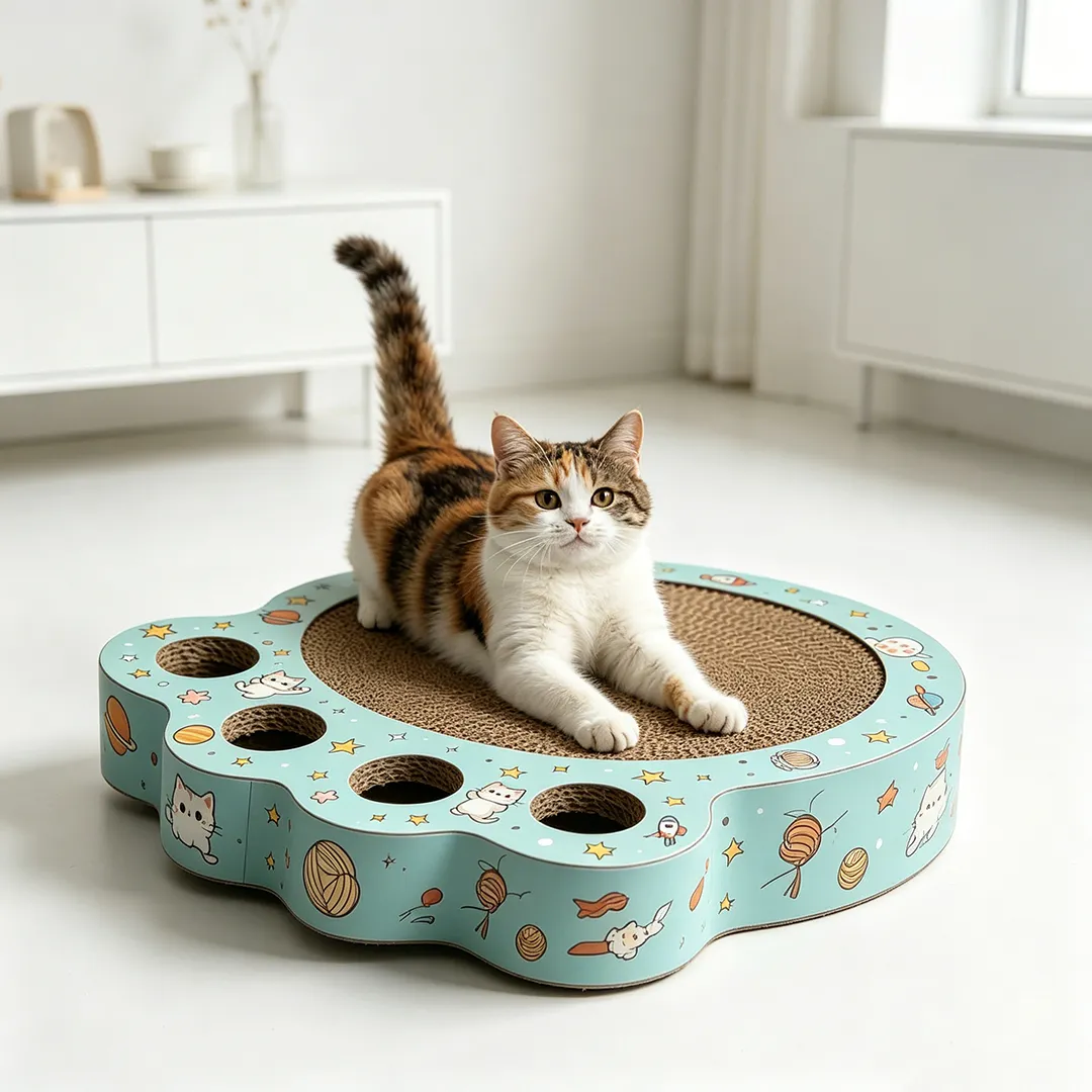 Wholesale custom space cat hole cat catch plate WJ-0017