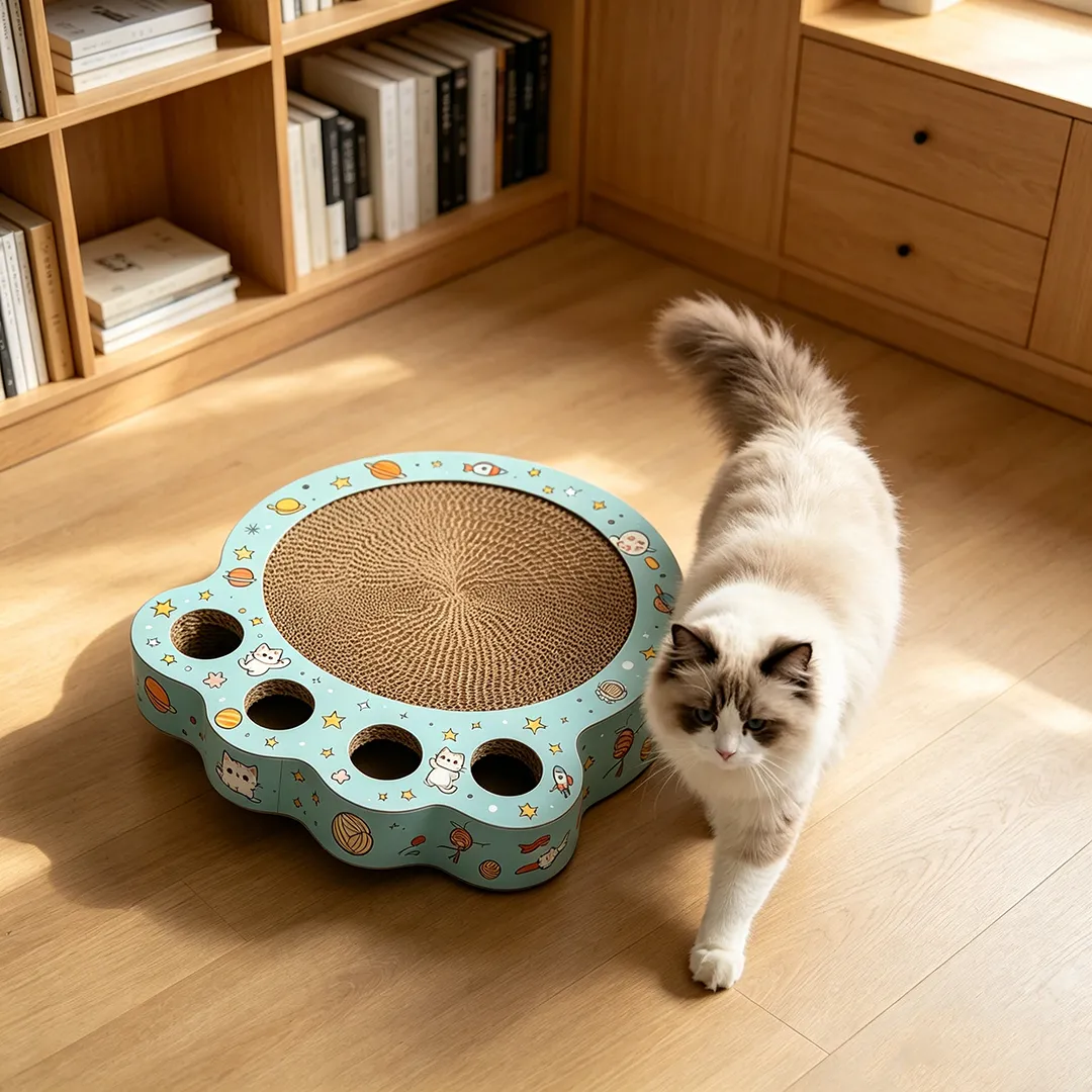 Wholesale custom space cat hole cat catch plate WJ-0017