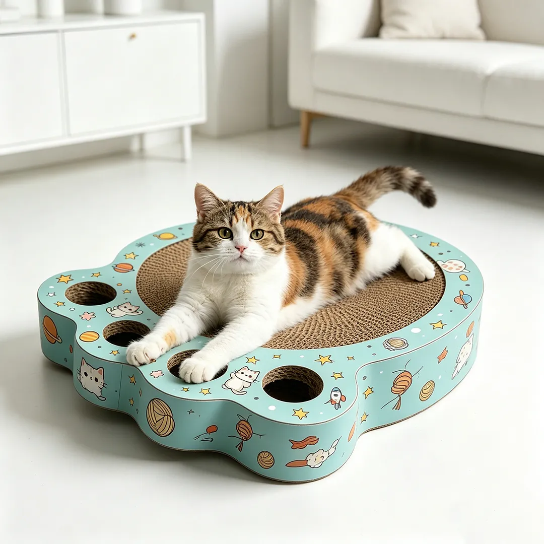 Wholesale custom space cat hole cat catch plate WJ-0017