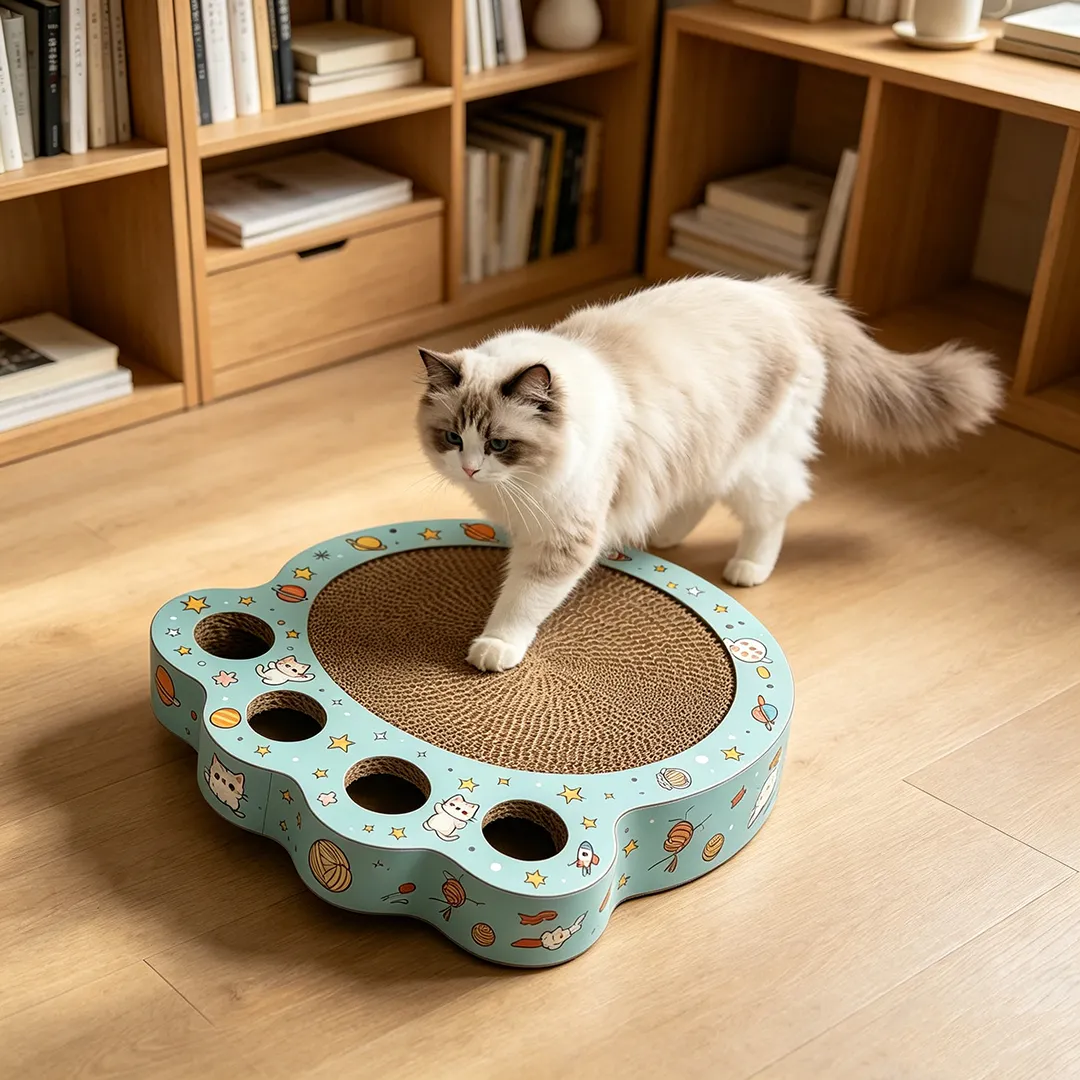 Wholesale custom space cat hole cat catch plate WJ-0017