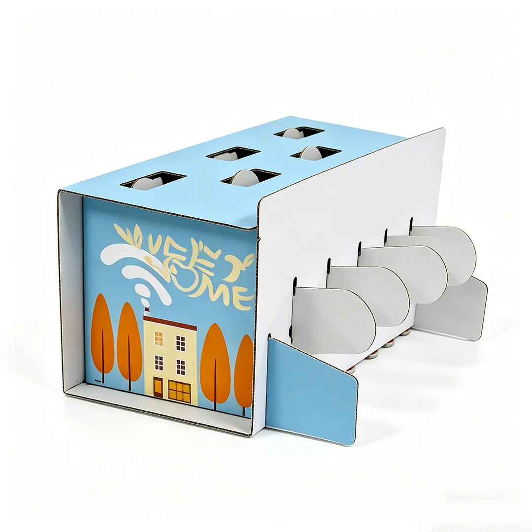 Wholesale Custom Cute Whack-a-Mole Corrugated Cat Toy WJ-0016