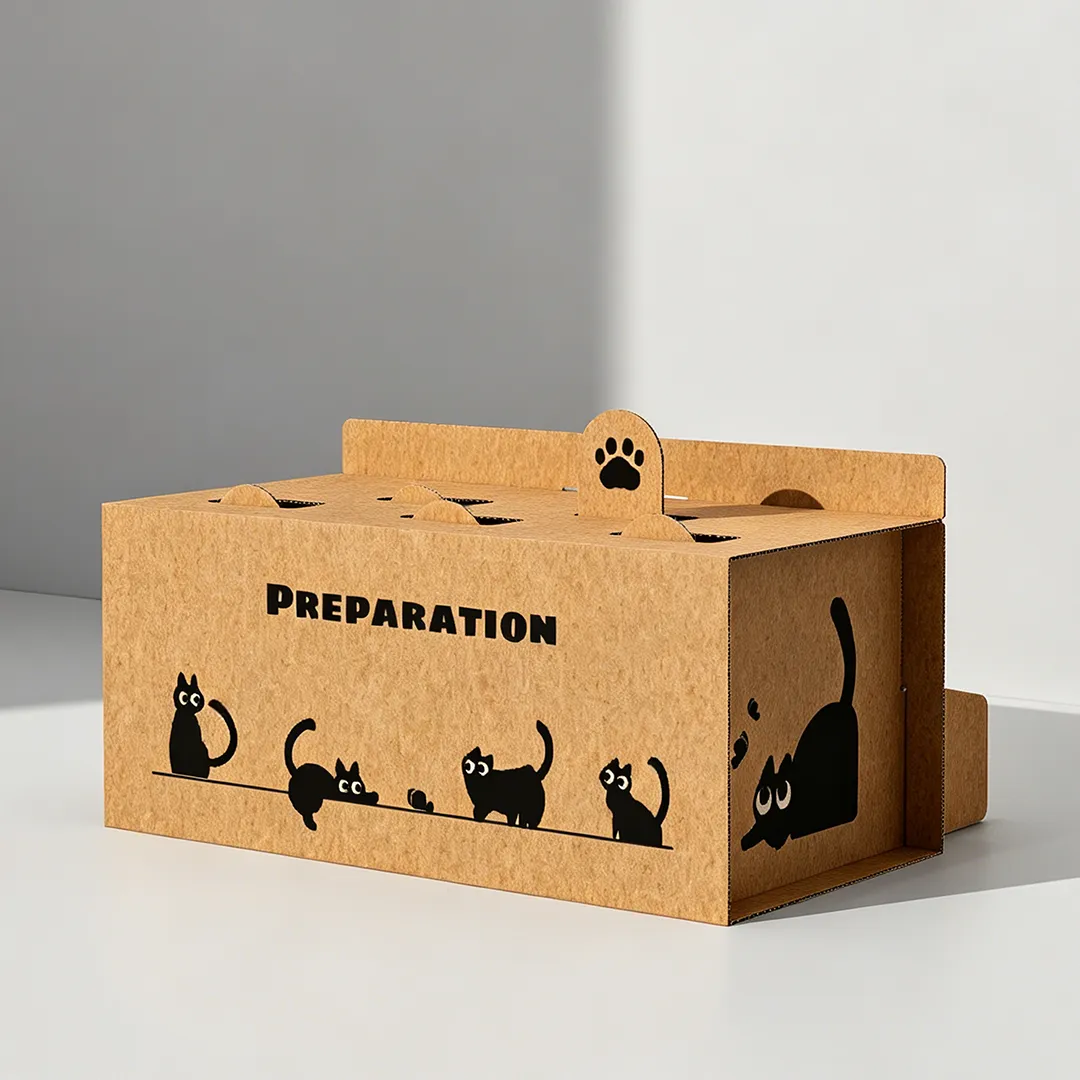 Wholesale Custom Cute Whack-a-Mole Corrugated Cat Toy WJ-0016