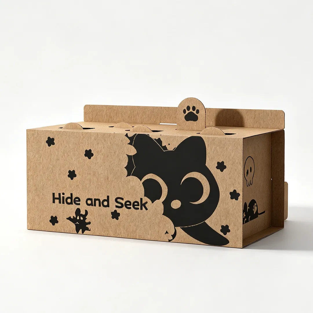 Wholesale Custom Cute Whack-a-Mole Corrugated Cat Toy WJ-0016