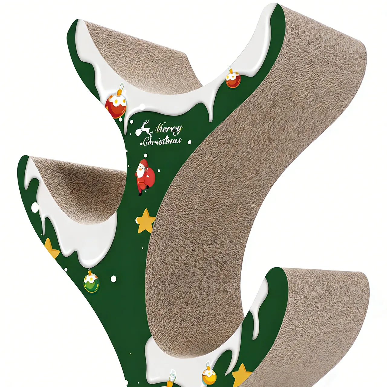 Wholesale Custom All-in-One Christmas Tree Cat Tree with Climbing and Scratching Features PJ-0005