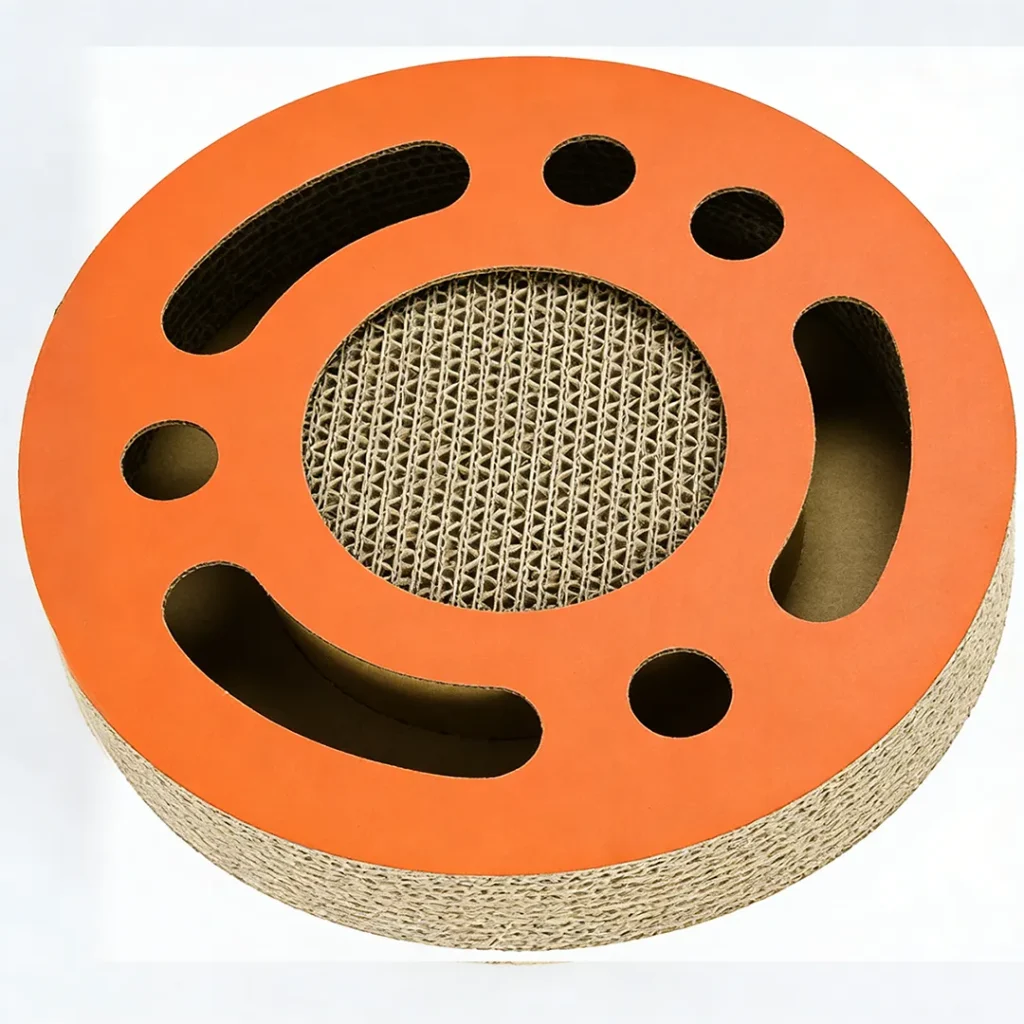 Best-Selling Cat Toy: Orange Ring Openwork Cat Scratcher