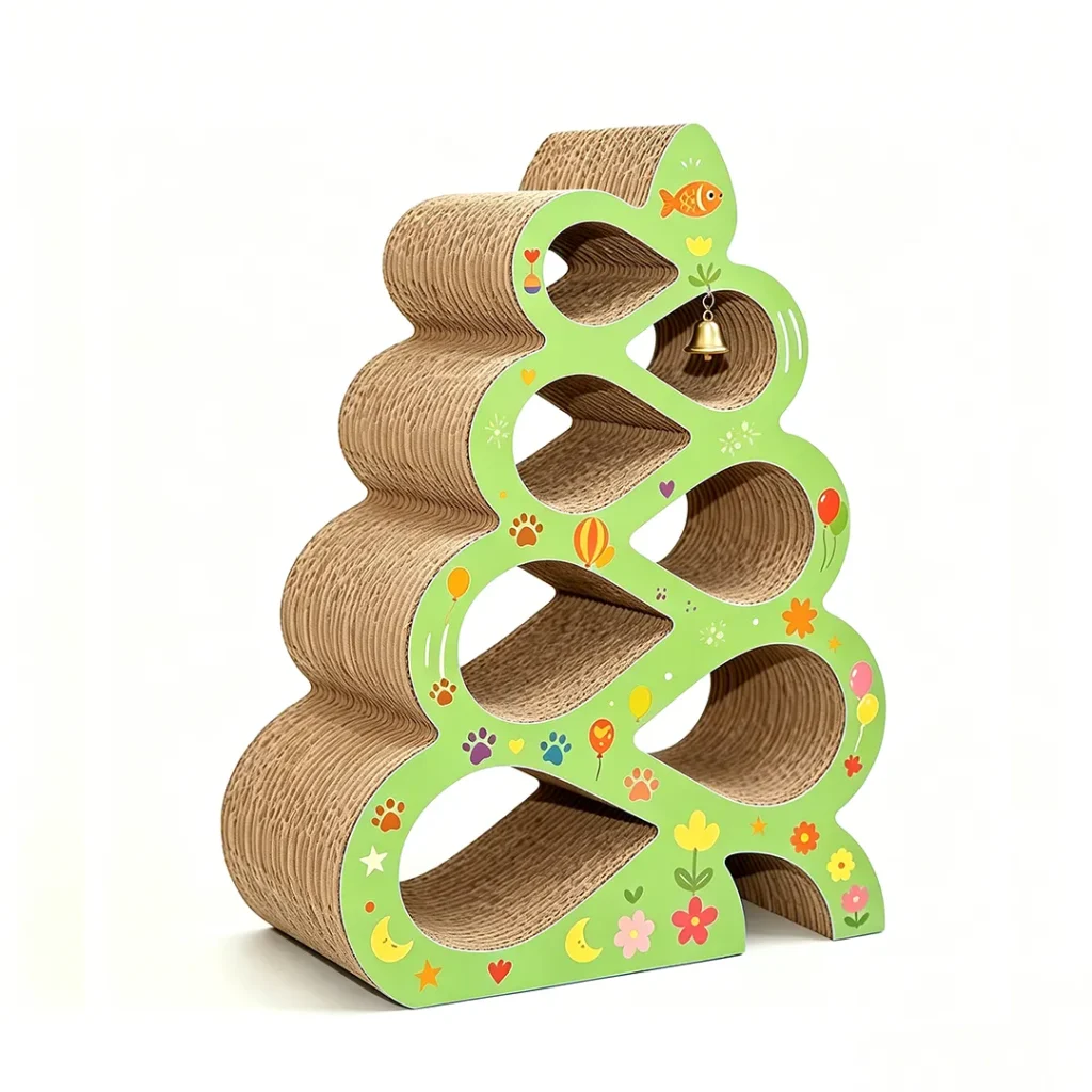 Best-Selling Custom Spiral Bell Christmas Cat Tree