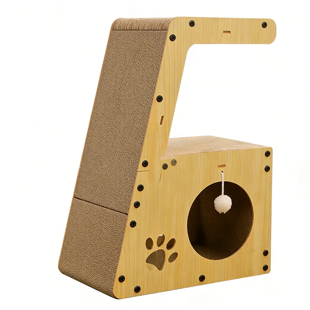 Wholesale Customizable All-in-One Cat Tree with Climbing and Hiding Features
