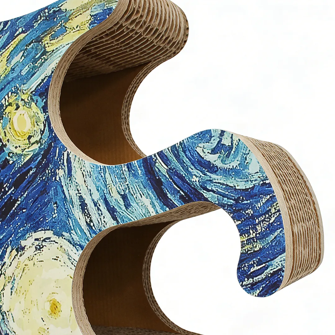 Best-Selling Wholesale Custom Van Gogh “Starry Night” Art Cat Tree PJ-0003