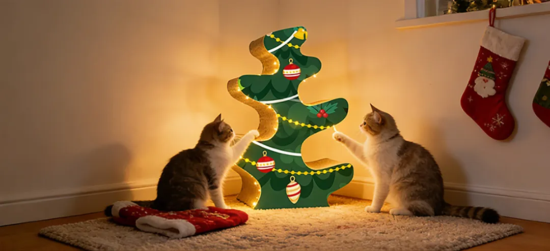 Wholesale Customized All-in-One Multi-Level Vertical Cat Scratching Post and Climbing Frame PJ-0006