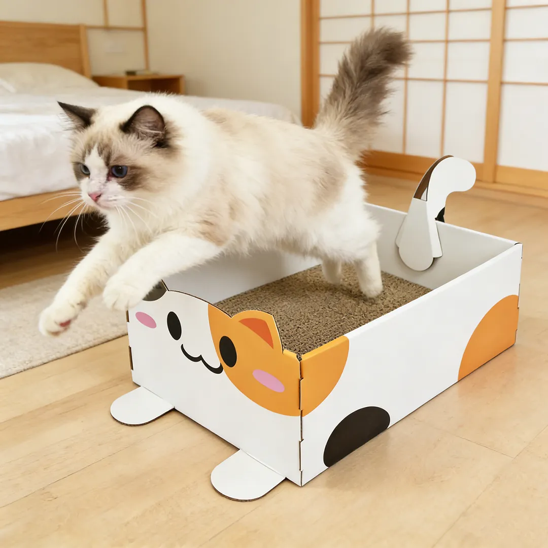 Hot-Selling Custom Recommendation: Cat-Shaped Litter Box SP-0008