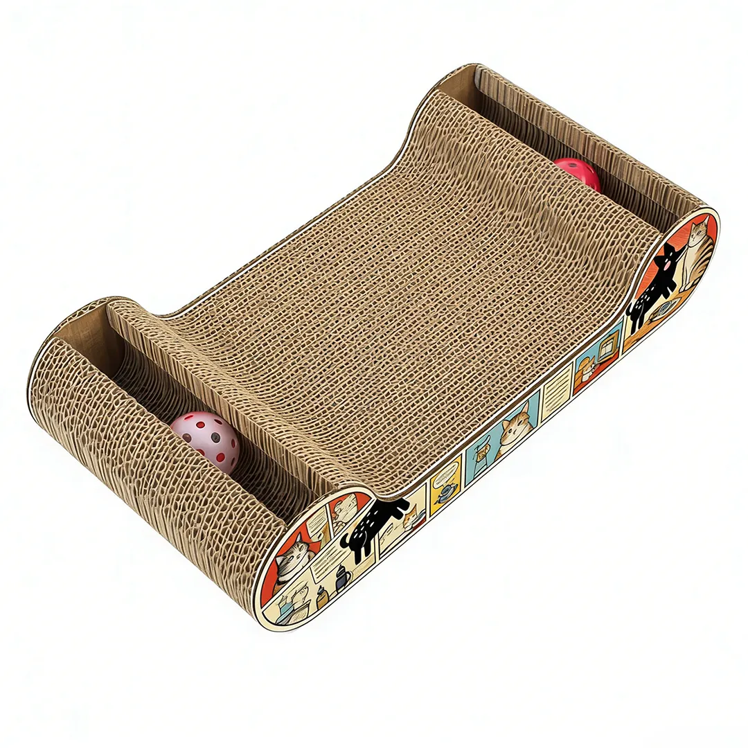 Wholesale Custom Spine-Supporting Cute Pet Lying Scratching Post W-0004