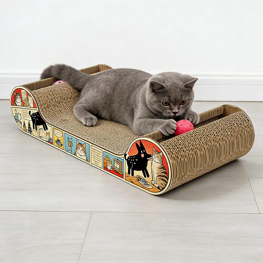 Wholesale Custom Spine-Supporting Cute Pet Lying Scratching Post W-0004