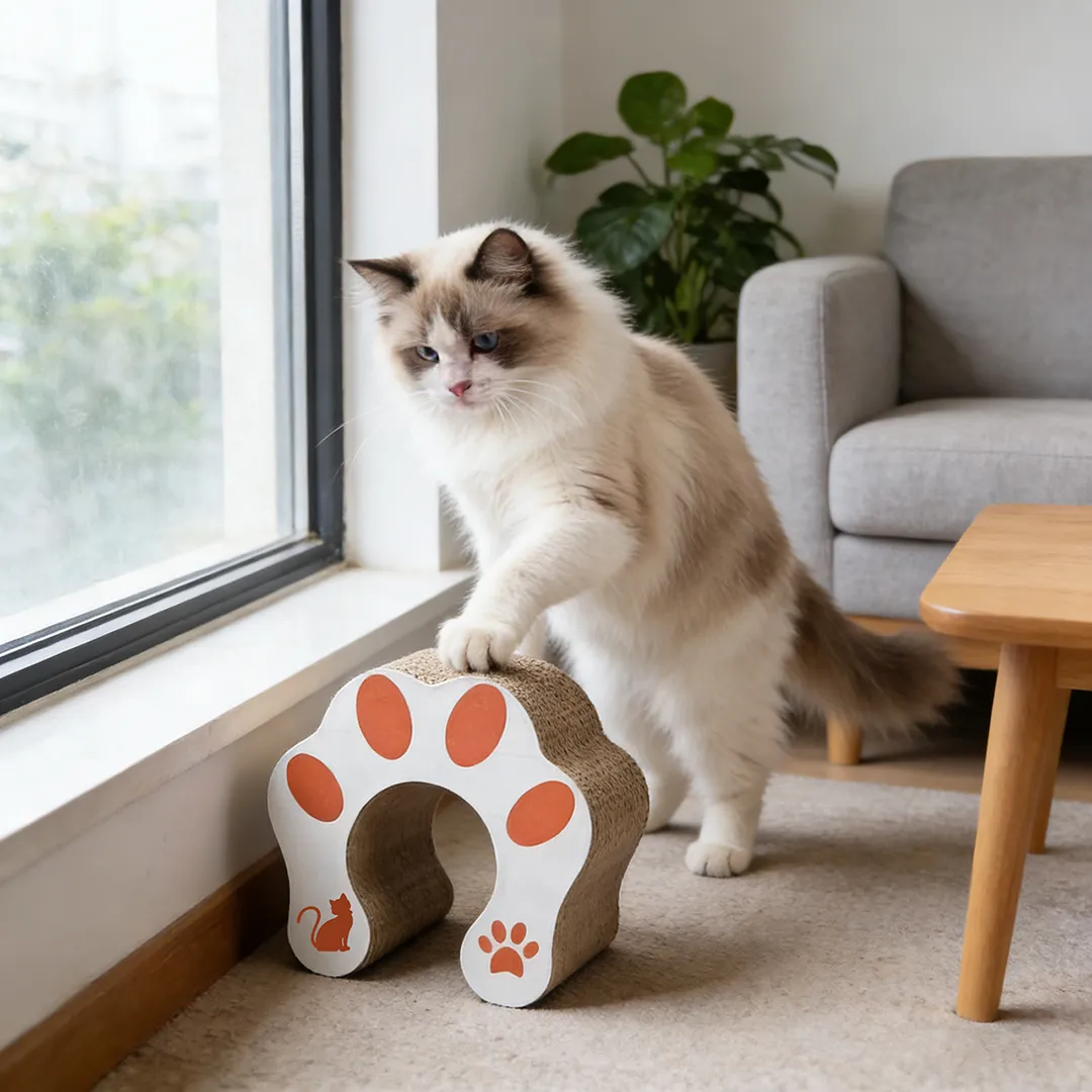 Explosive custom change organ funny cat scratching board WJ-0015