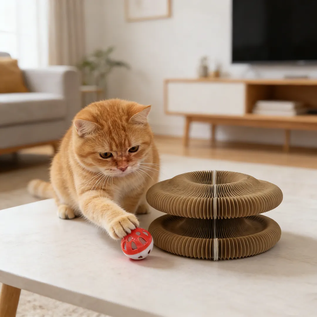 Explosive custom change organ funny cat scratching board WJ-0015