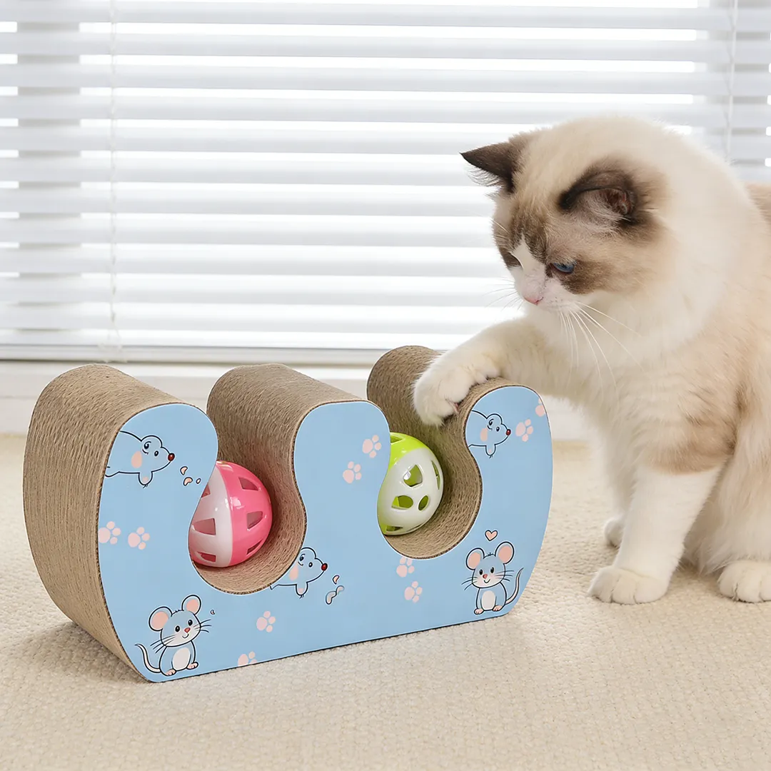 Best-Selling Custom Interactive Double-Ball Cat Toy WJ-0002
