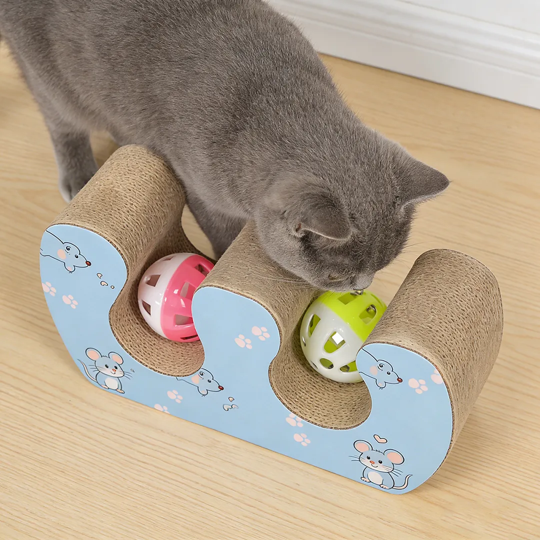 Best-Selling Custom Interactive Double-Ball Cat Toy WJ-0002