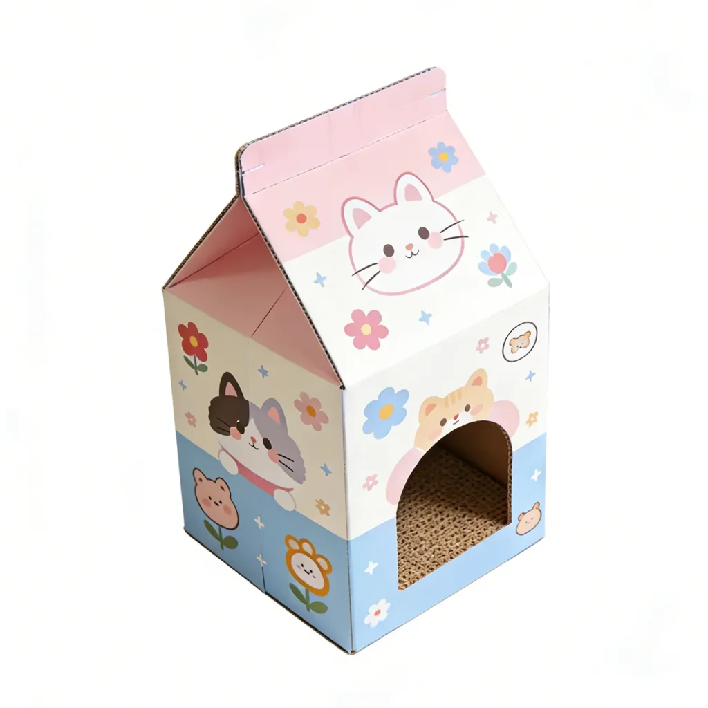 Best-Selling Custom Milk Carton-Style Cat House