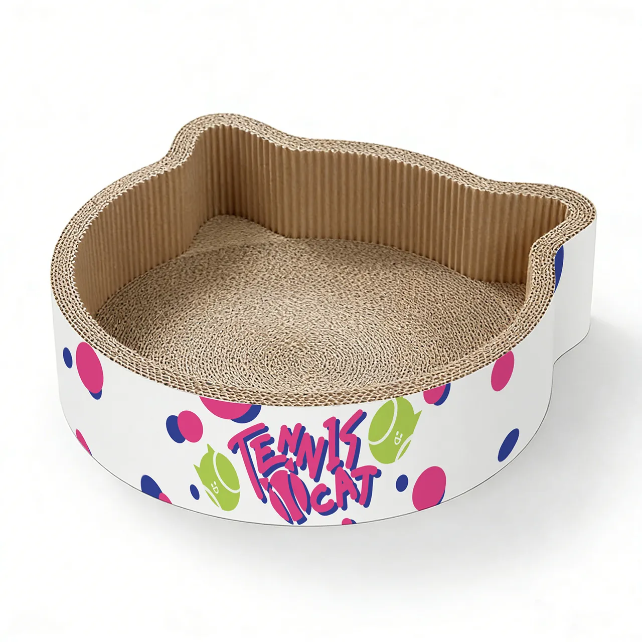 New Arrival: Tennis-Themed Cat Scratching Post with Cat Ears ZB-0105