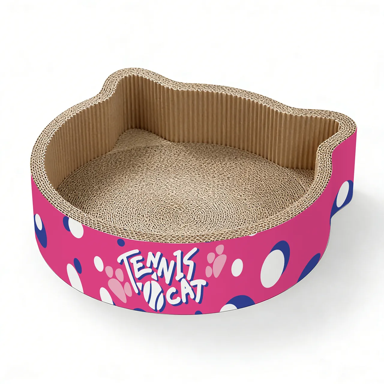 New Arrival: Tennis-Themed Cat Scratching Post with Cat Ears ZB-0105