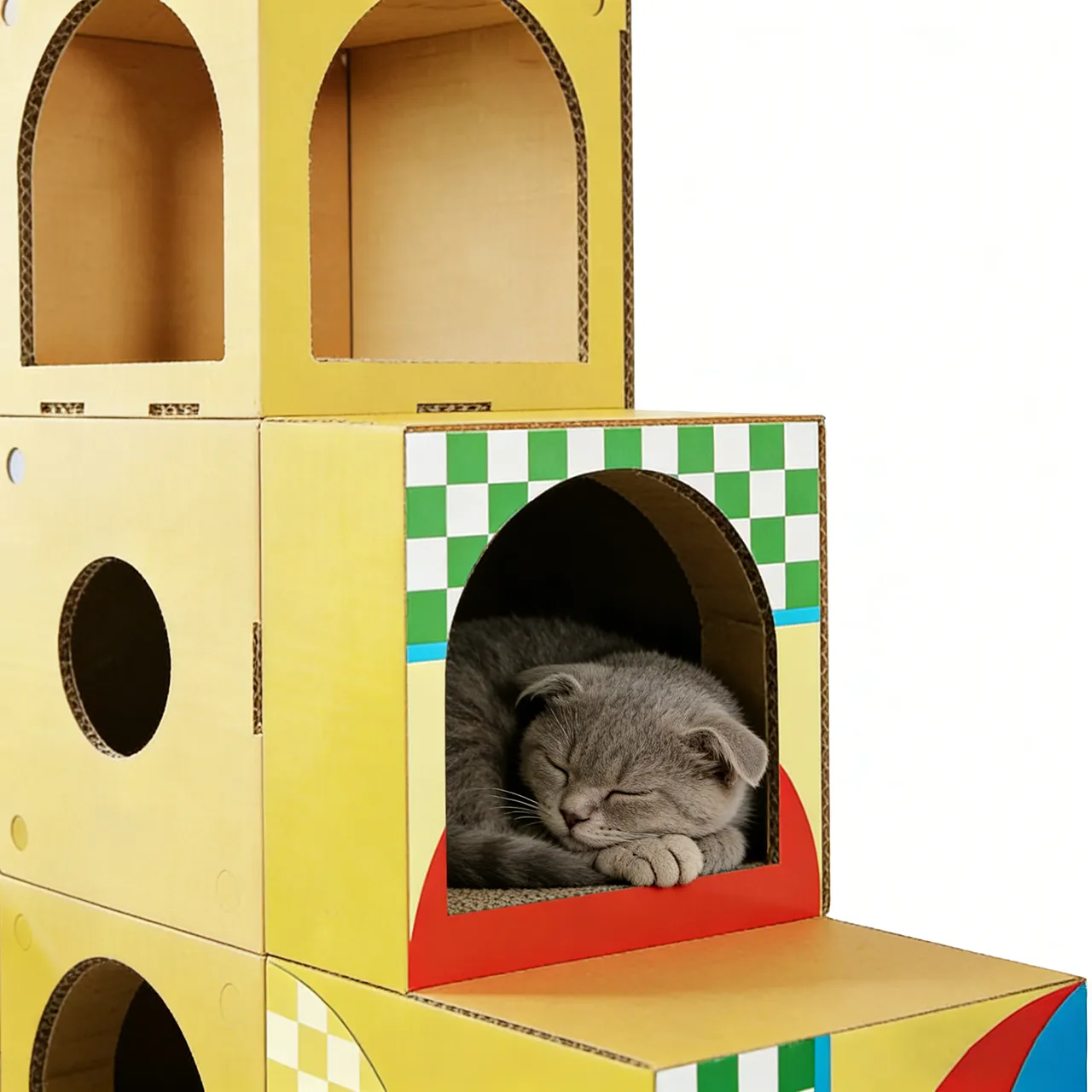 New Arrival: Customizable Modular Cat House WW-0015