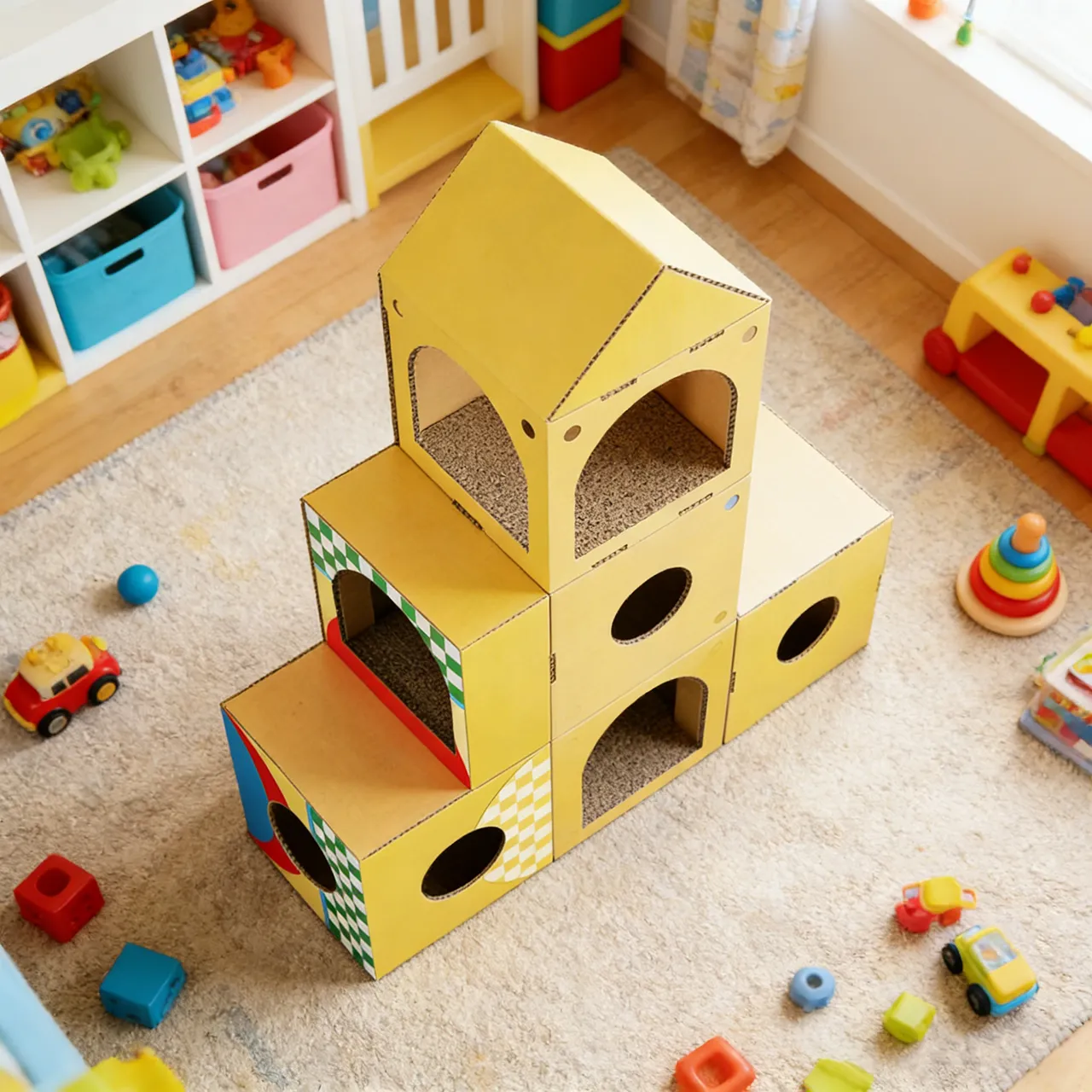 New Arrival: Customizable Modular Cat House WW-0015