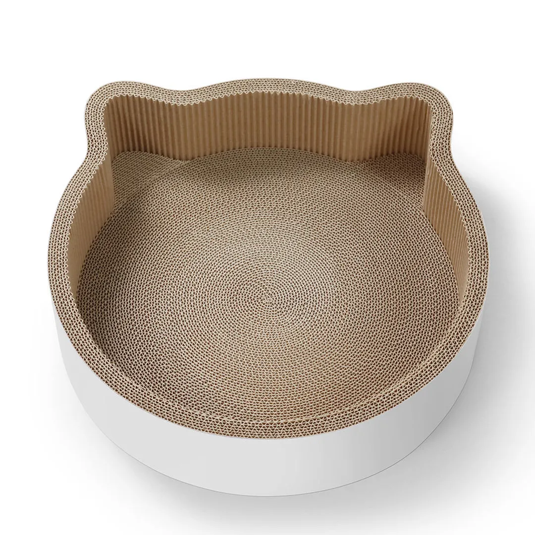 Best-Selling Wholesale Custom Cat Ear-Shaped Scratching Bed ZB-0007