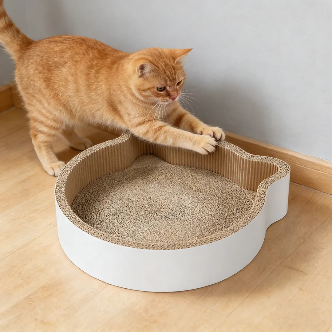 Best-Selling Wholesale Custom Cat Ear-Shaped Scratching Bed ZB-0007