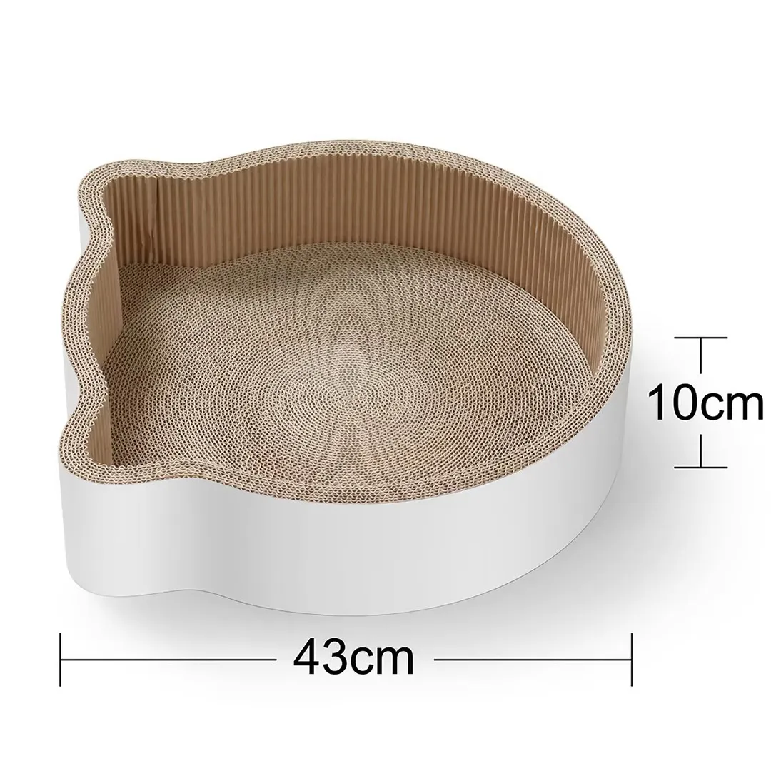 Best-Selling Wholesale Custom Cat Ear-Shaped Scratching Bed ZB-0007