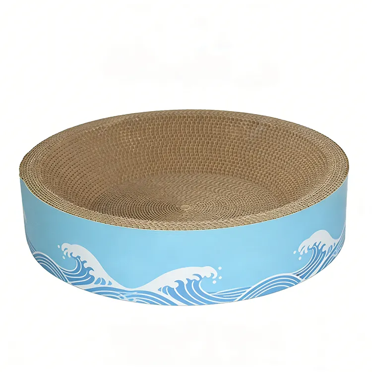 Simple Round Cat Scratching Post ZB-0009