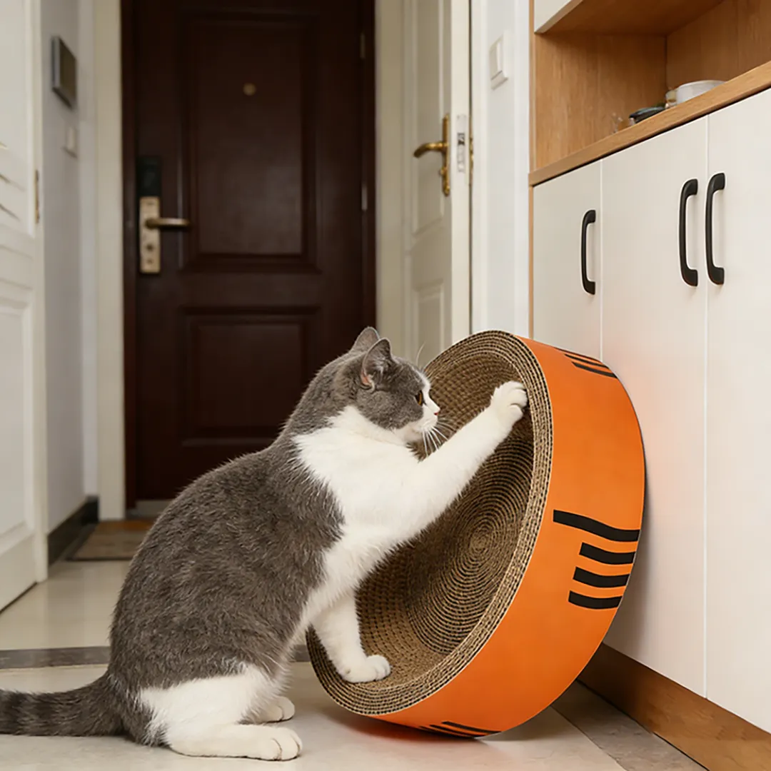 Simple Round Cat Scratching Post ZB-0009