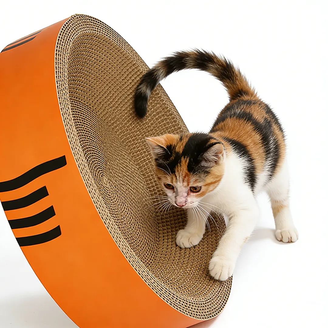 Simple Round Cat Scratching Post ZB-0009
