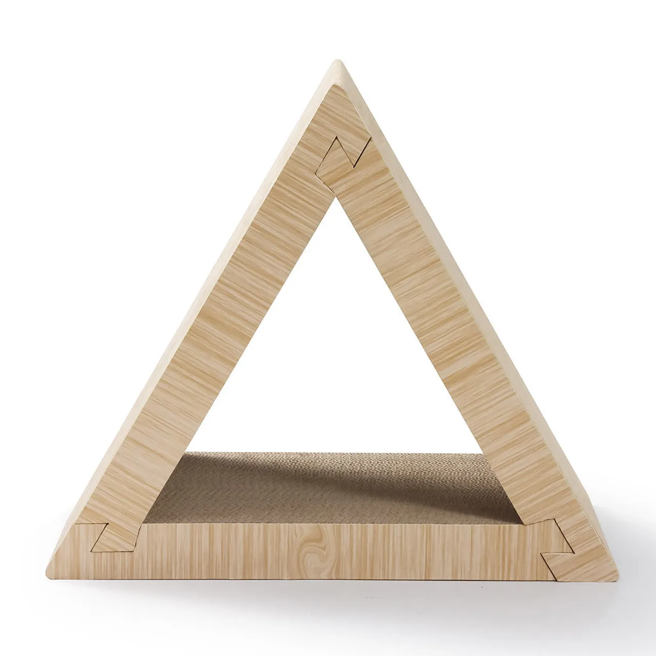 Wholesale Customizable Modular Triangular Scratching House ZB-0014