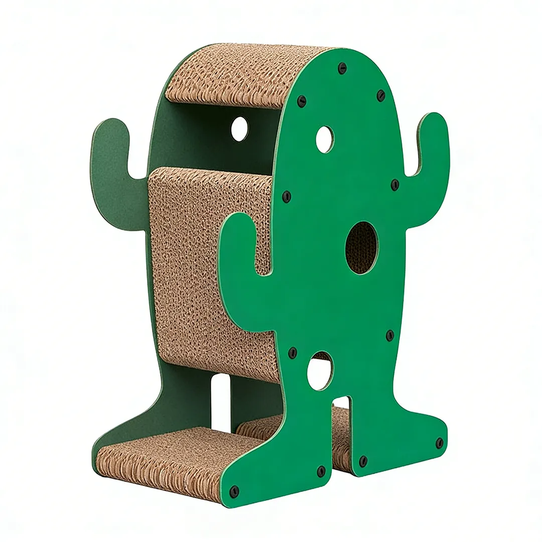 Wholesale Custom Green Frog-Shaped Scratching Post ZB-0040