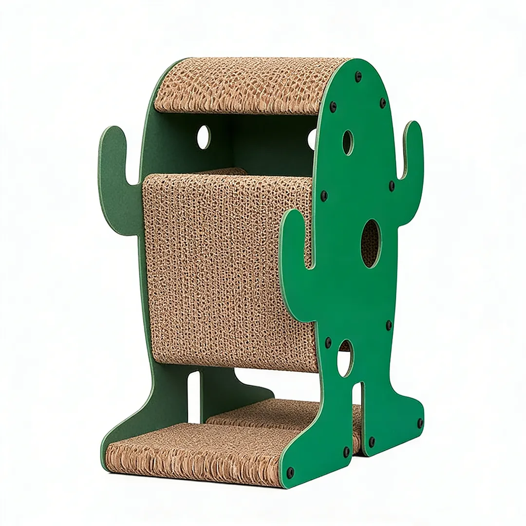 Wholesale Custom Green Frog-Shaped Scratching Post ZB-0040