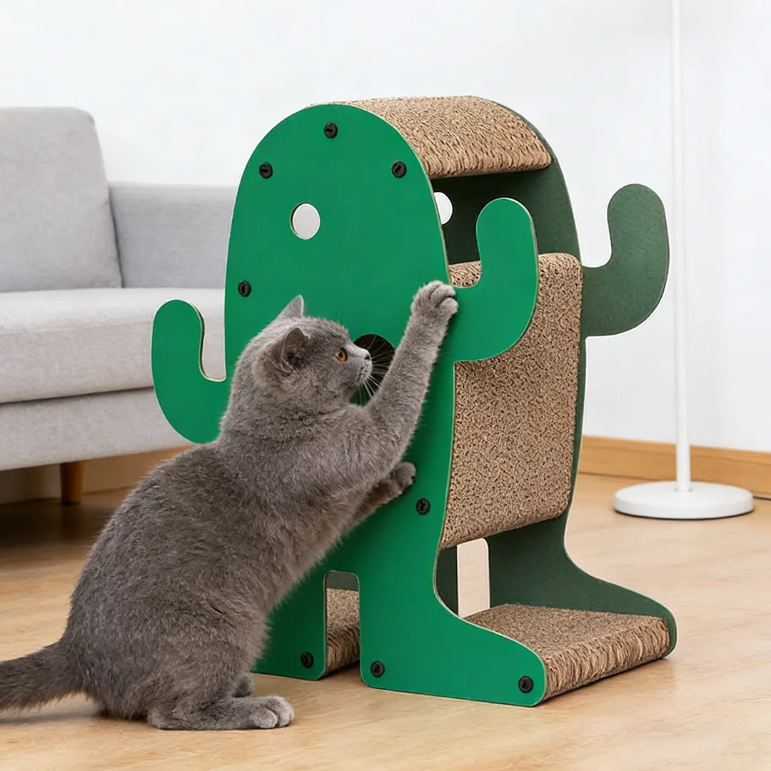 Wholesale Custom Green Frog-Shaped Scratching Post ZB-0040