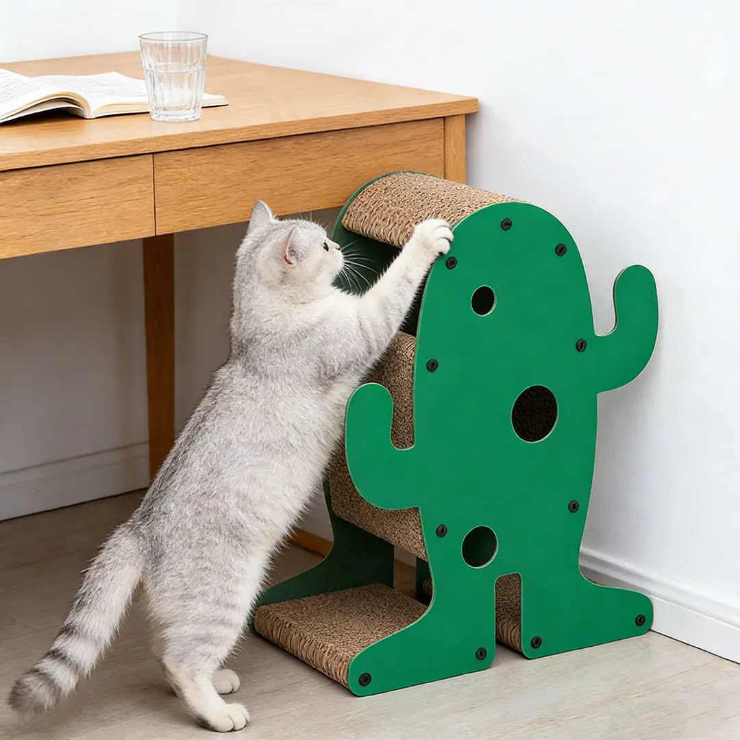 Wholesale Custom Green Frog-Shaped Scratching Post ZB-0040