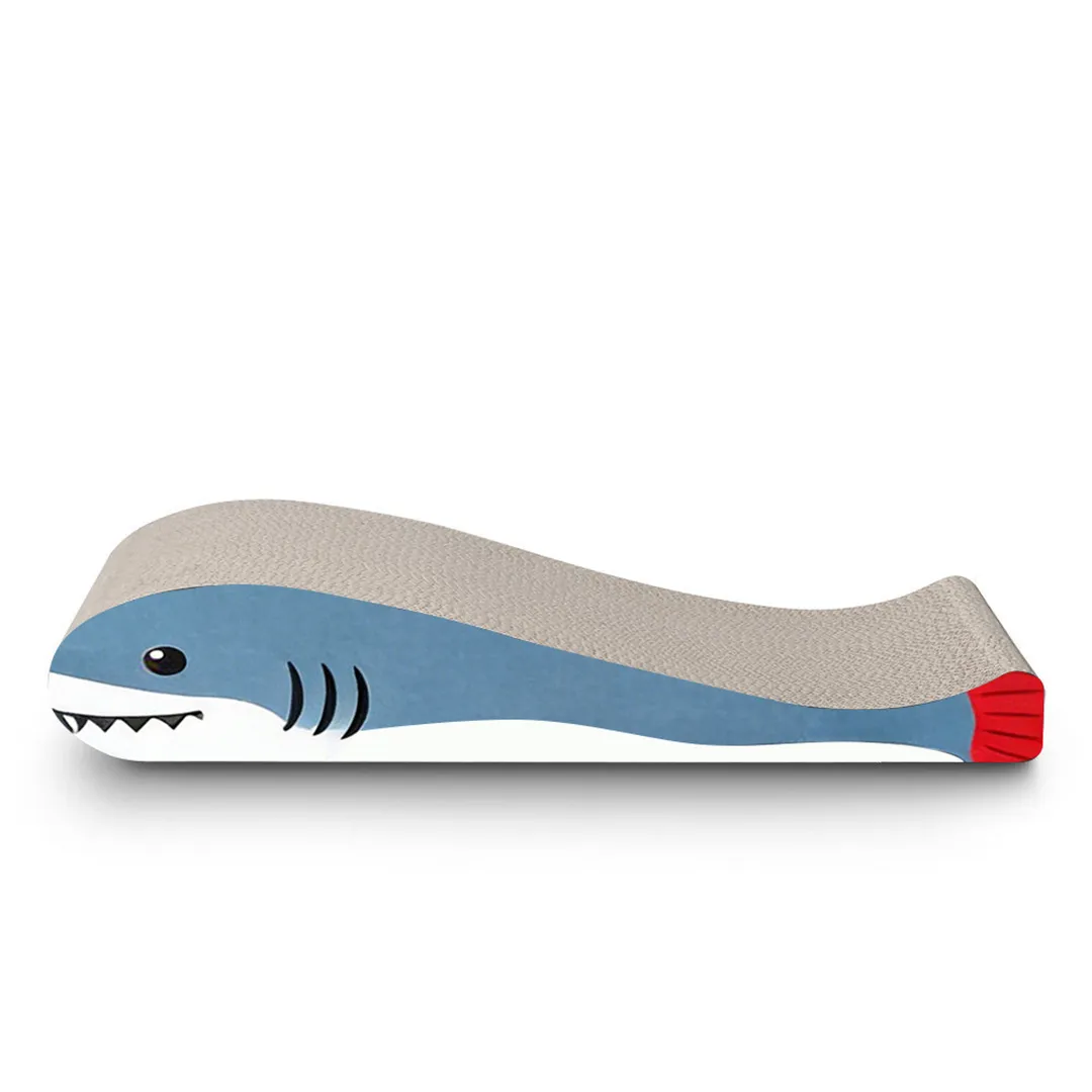 Wholesale Custom Blue Whale-Shaped Scratching Post ZB-0049
