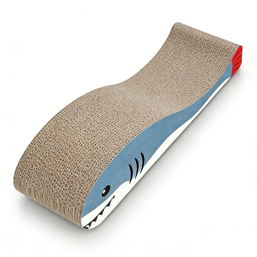 Wholesale Custom Blue Whale-Shaped Scratching Post ZB-0049