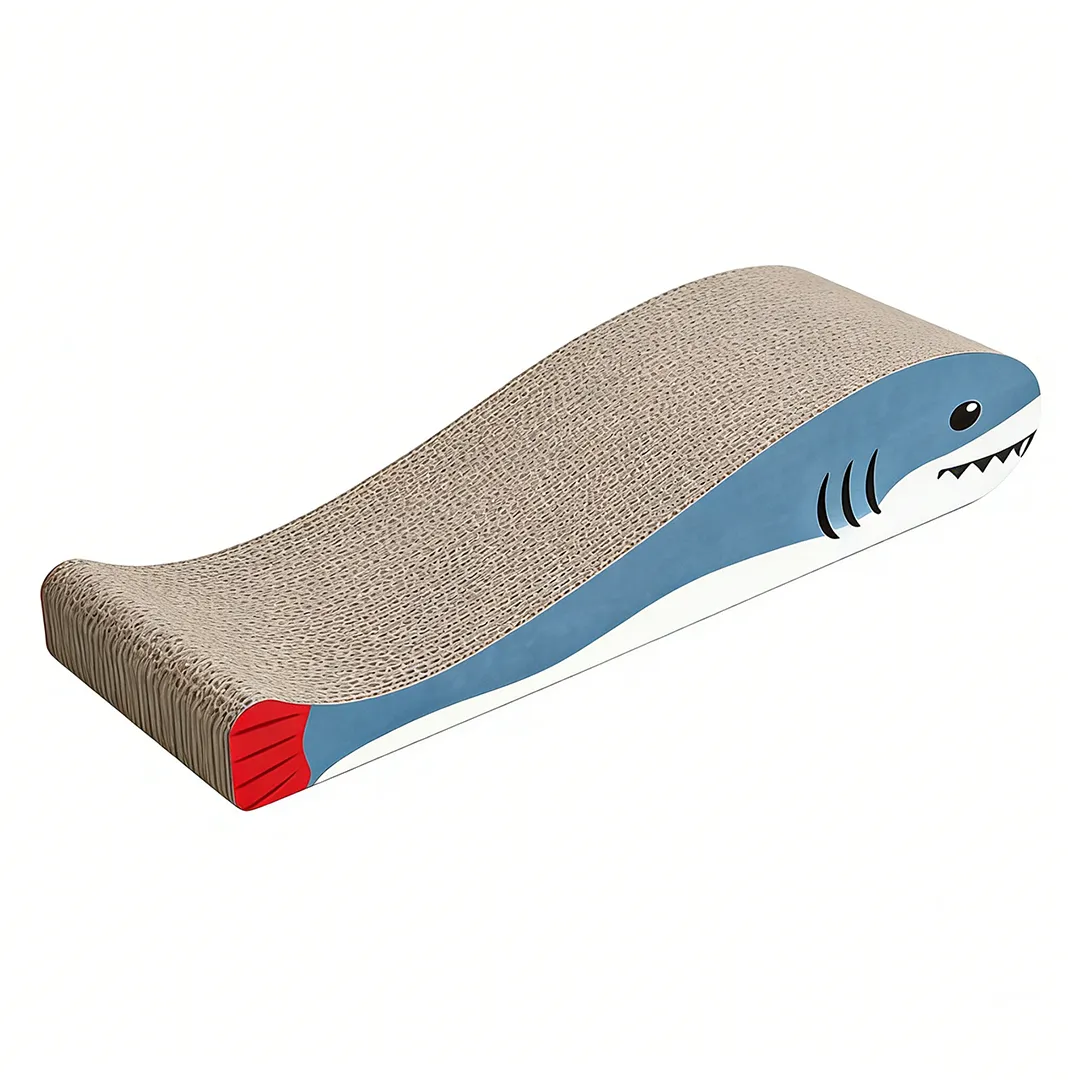 Wholesale Custom Blue Whale-Shaped Scratching Post ZB-0049