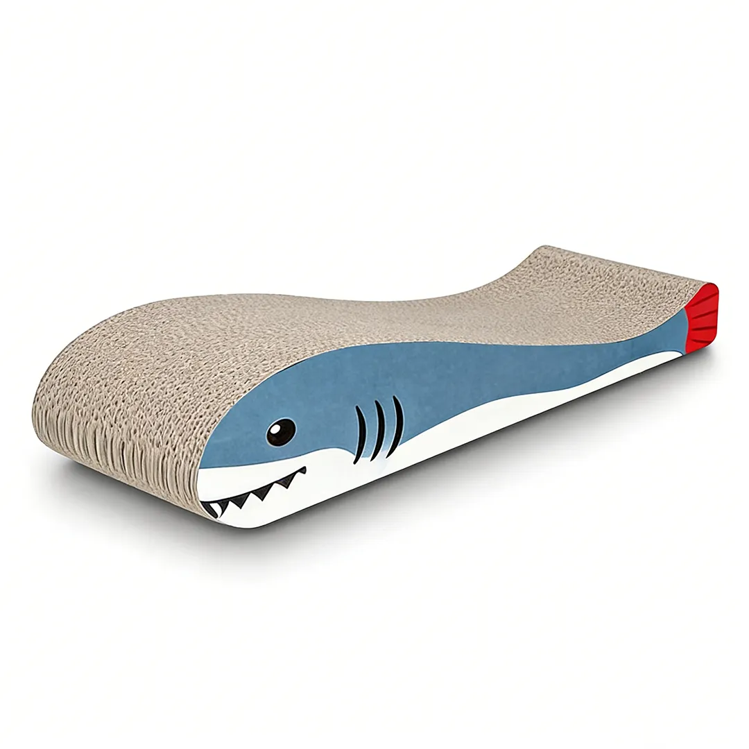 Wholesale Custom Blue Whale-Shaped Scratching Post ZB-0049