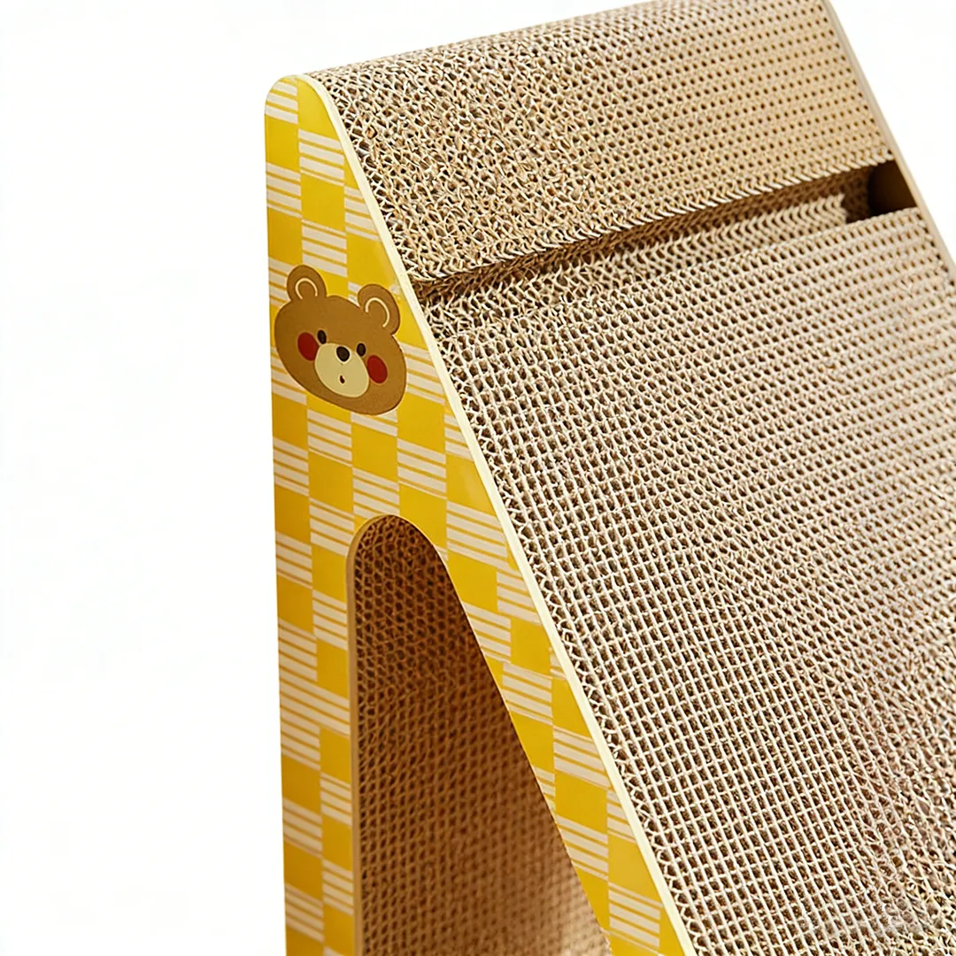 High-Quality Custom Modular Triangular Scratching House ZB-0071