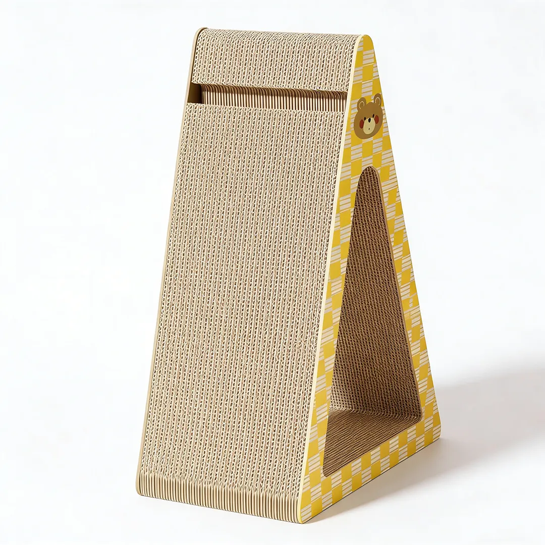 High-Quality Custom Modular Triangular Scratching House ZB-0071