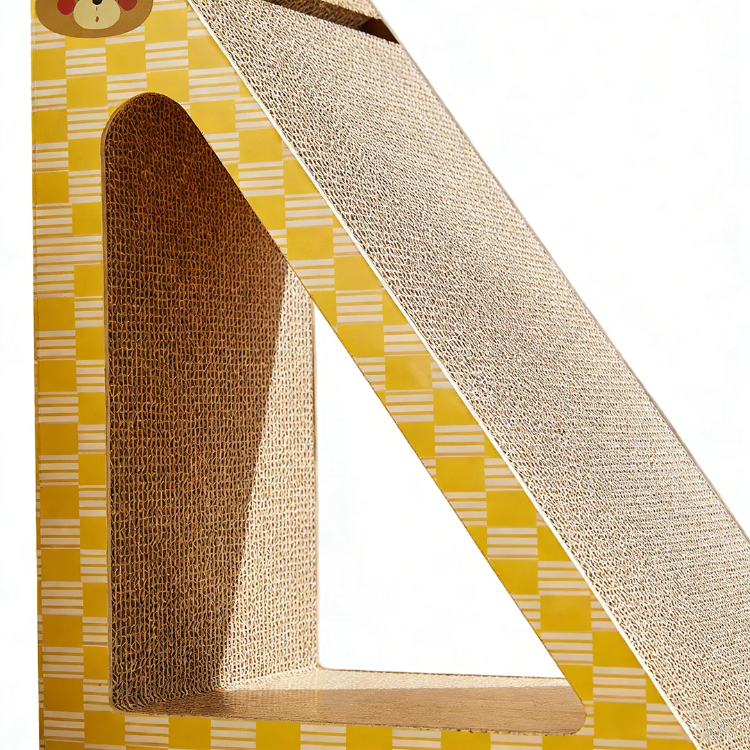 High-Quality Custom Modular Triangular Scratching House ZB-0071